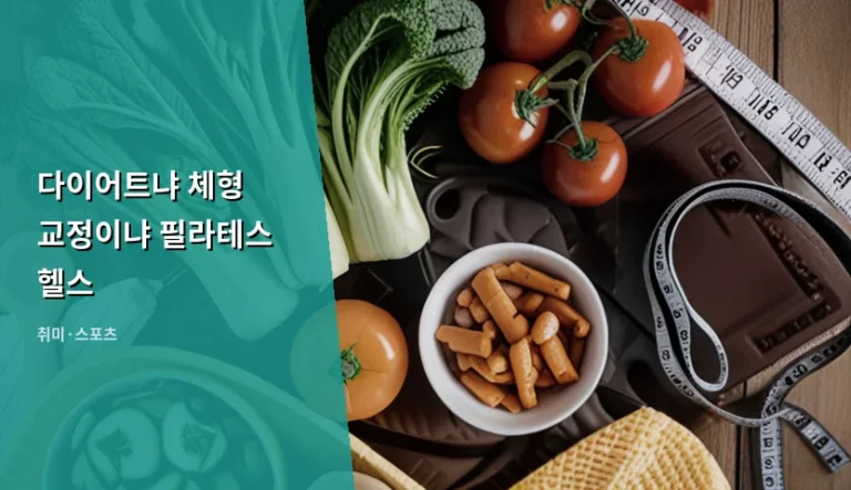 다이어트냐 체형 교정이냐 필라테스 헬스 선택 기준과 특징