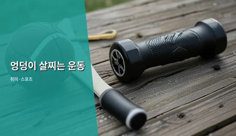 엉덩이 살찌는 운동 방법과 근성장을 위한 식단 가이드