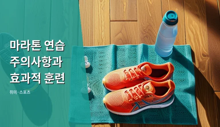 부상 없이 완주하려면 마라톤 연습 주의사항과 효과적 훈련이 필요한 이유